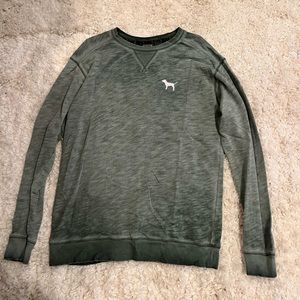 VS Pink Green Crewneck